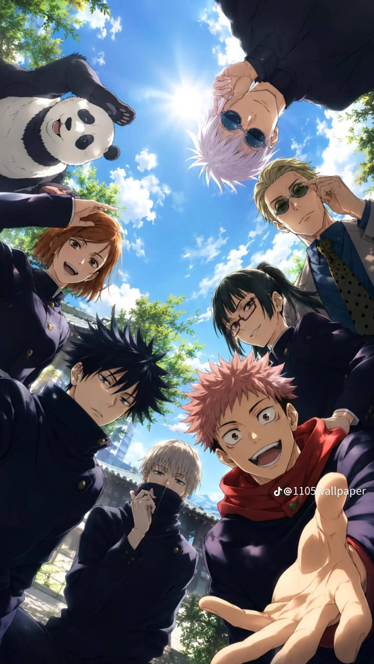 Papel de Parede de Anime Jujutsu Kaisen para Celular/iPhone 4K