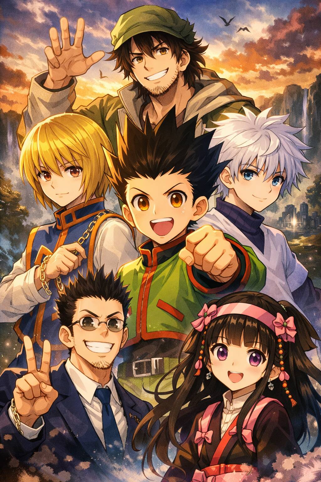 Papel de Parede de Anime Hunter x Hunter para Celular/iPhone 4K