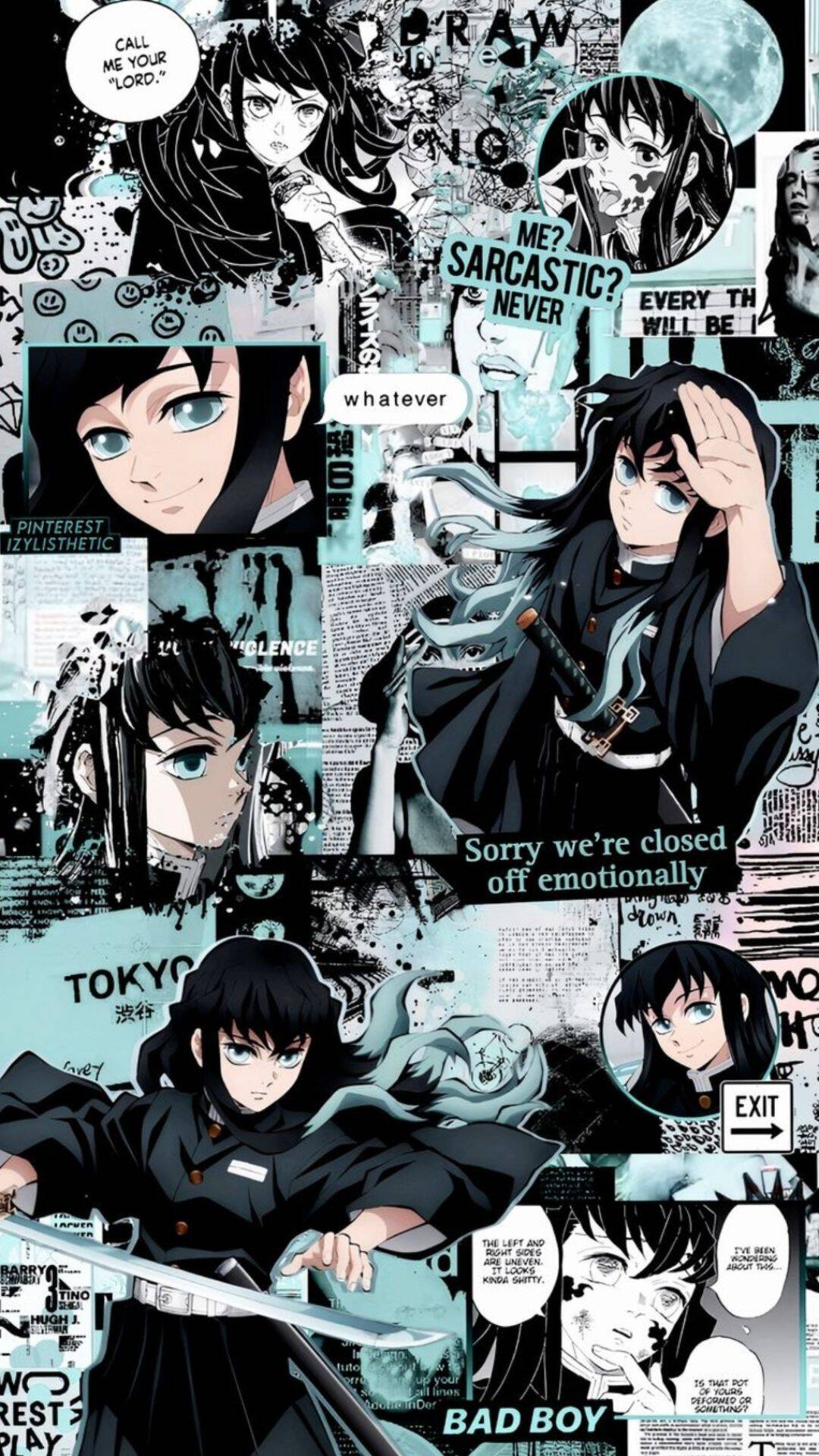 Papel de Parede de Anime Estiloso para Celular/iPhone 4K