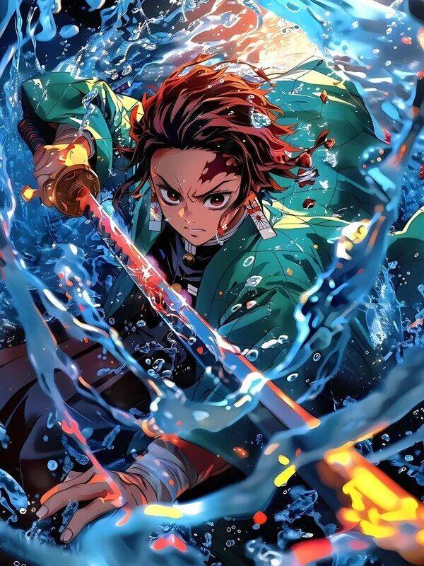 Papel de Parede de Anime Tanjiro Kamado para Celular/iPhone 4K