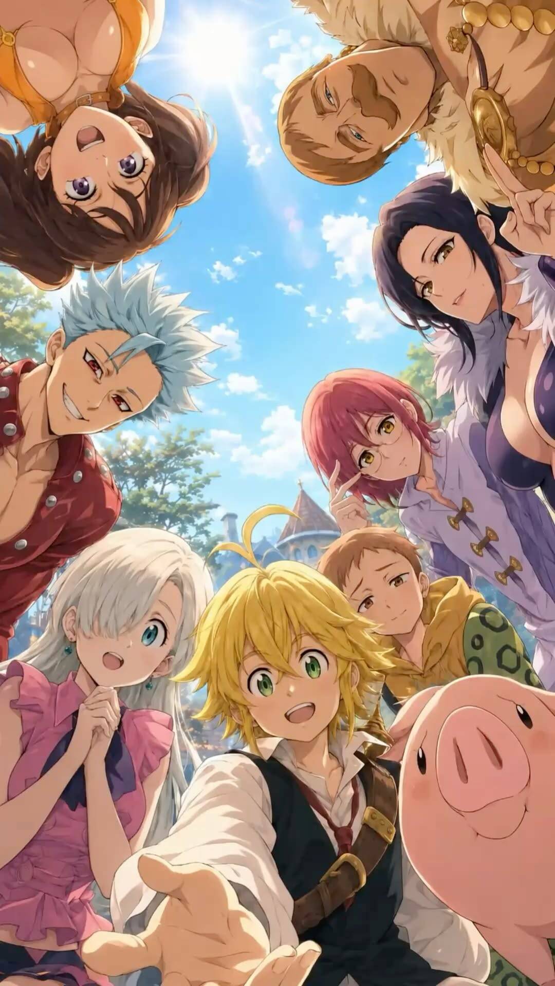 The Seven Deadly Sins Anime Wallpaper for Mobile/iPhone 4K