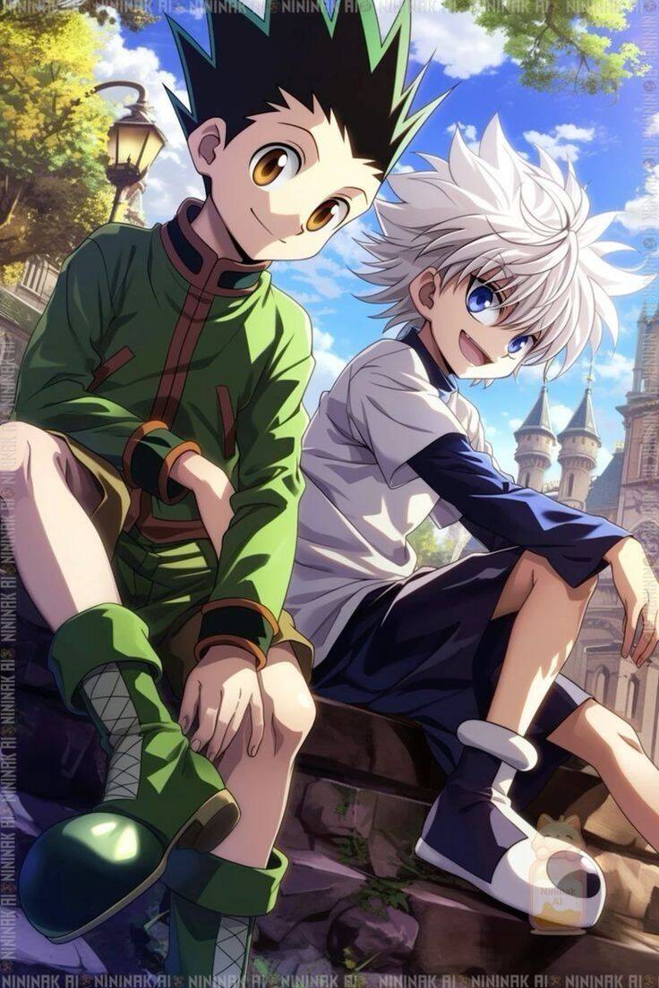 Gon and Killua Anime Wallpaper for Mobile/iPhone 4K