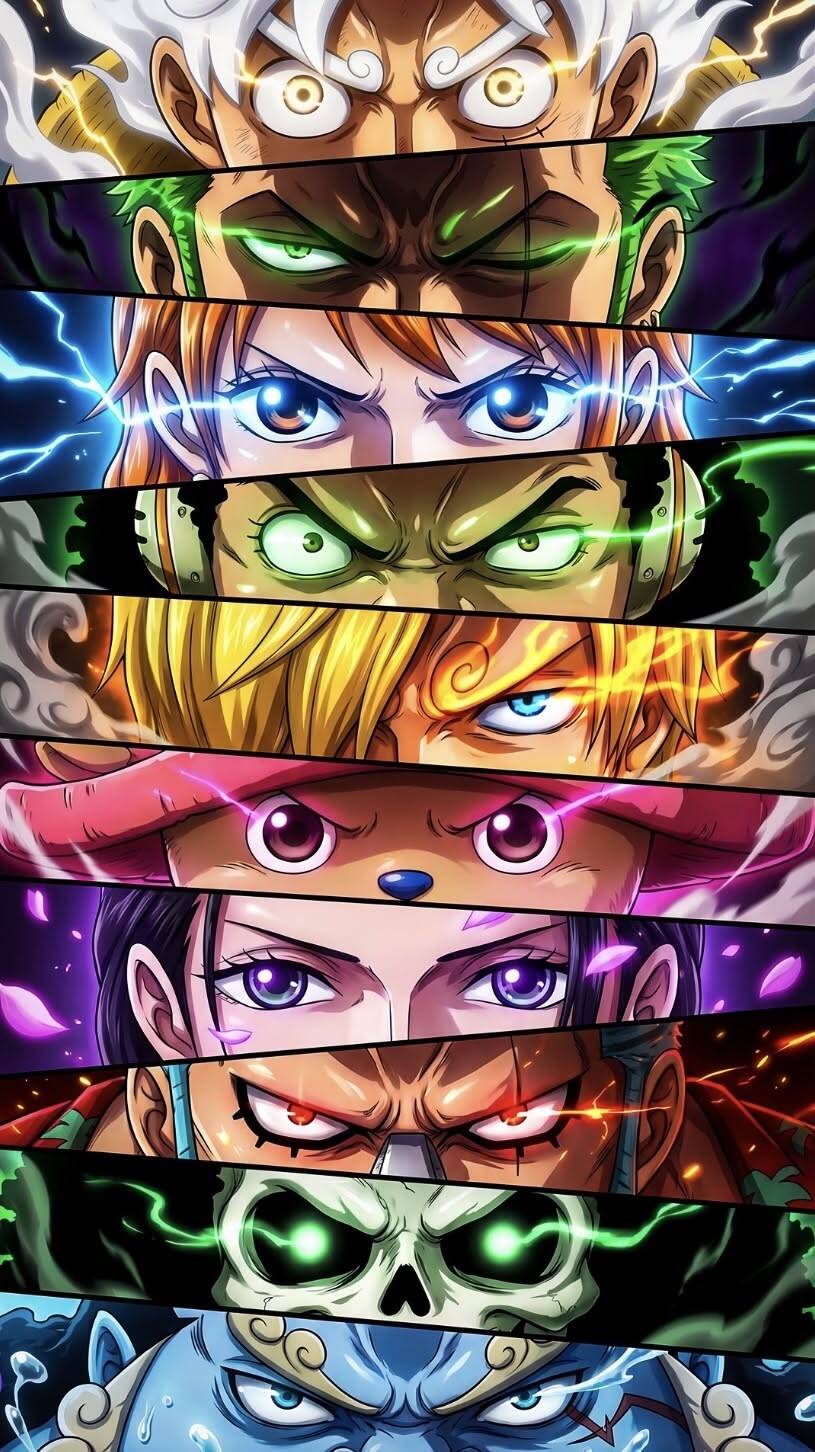 Anime Luffy and Friends Wallpaper for Cell Phone/iPhone 4K