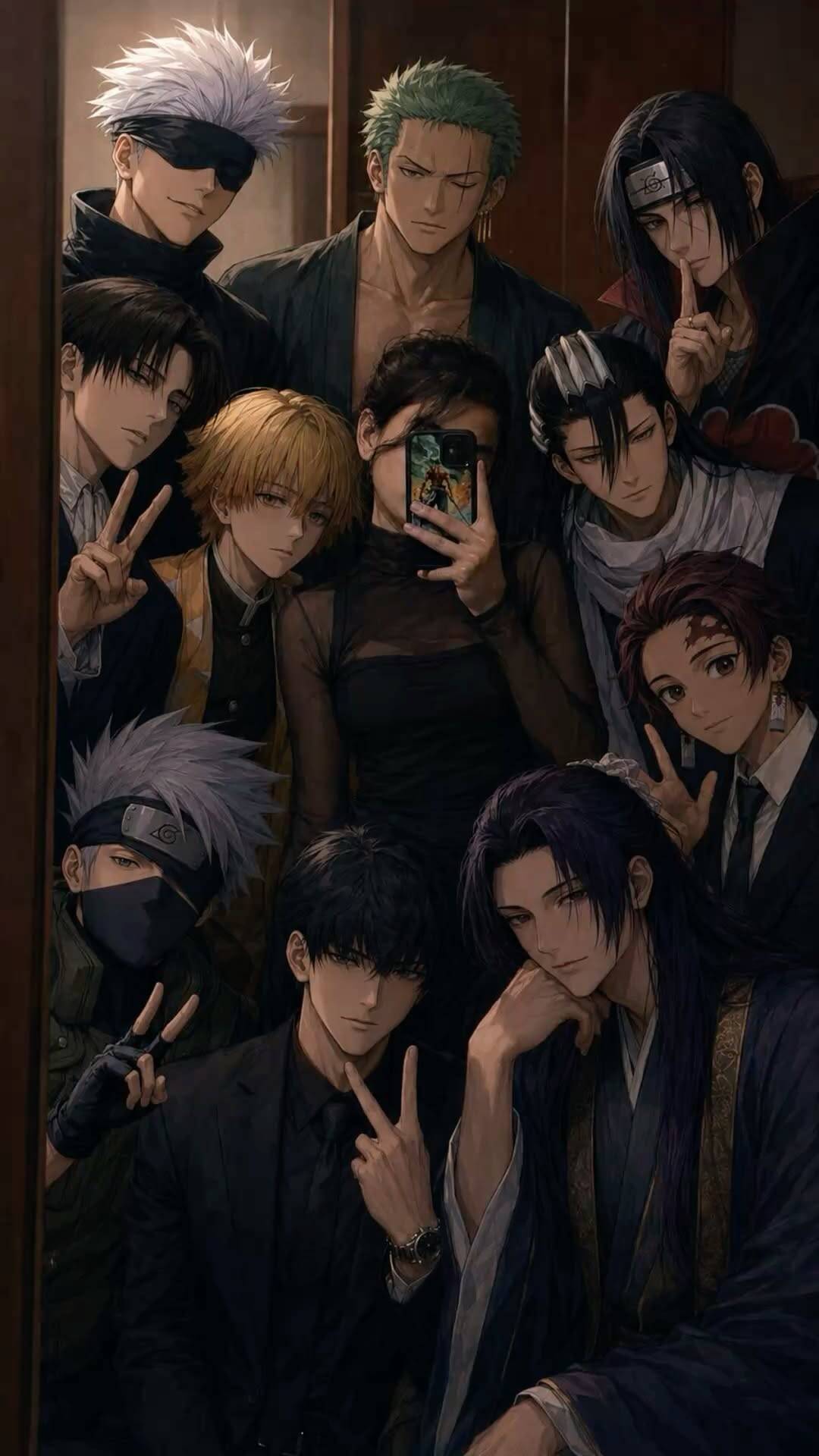 Papel de Parede de Anime com Personagens Famosos para Celular/iPhone 4K