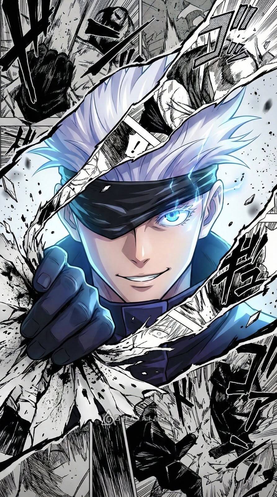 Papel de Parede de Anime Gojo Satoru para Celular/iPhone 4K