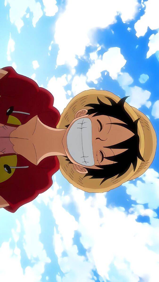 Papel de Parede de Anime Luffy Sorridente para Celular/iPhone 4K
