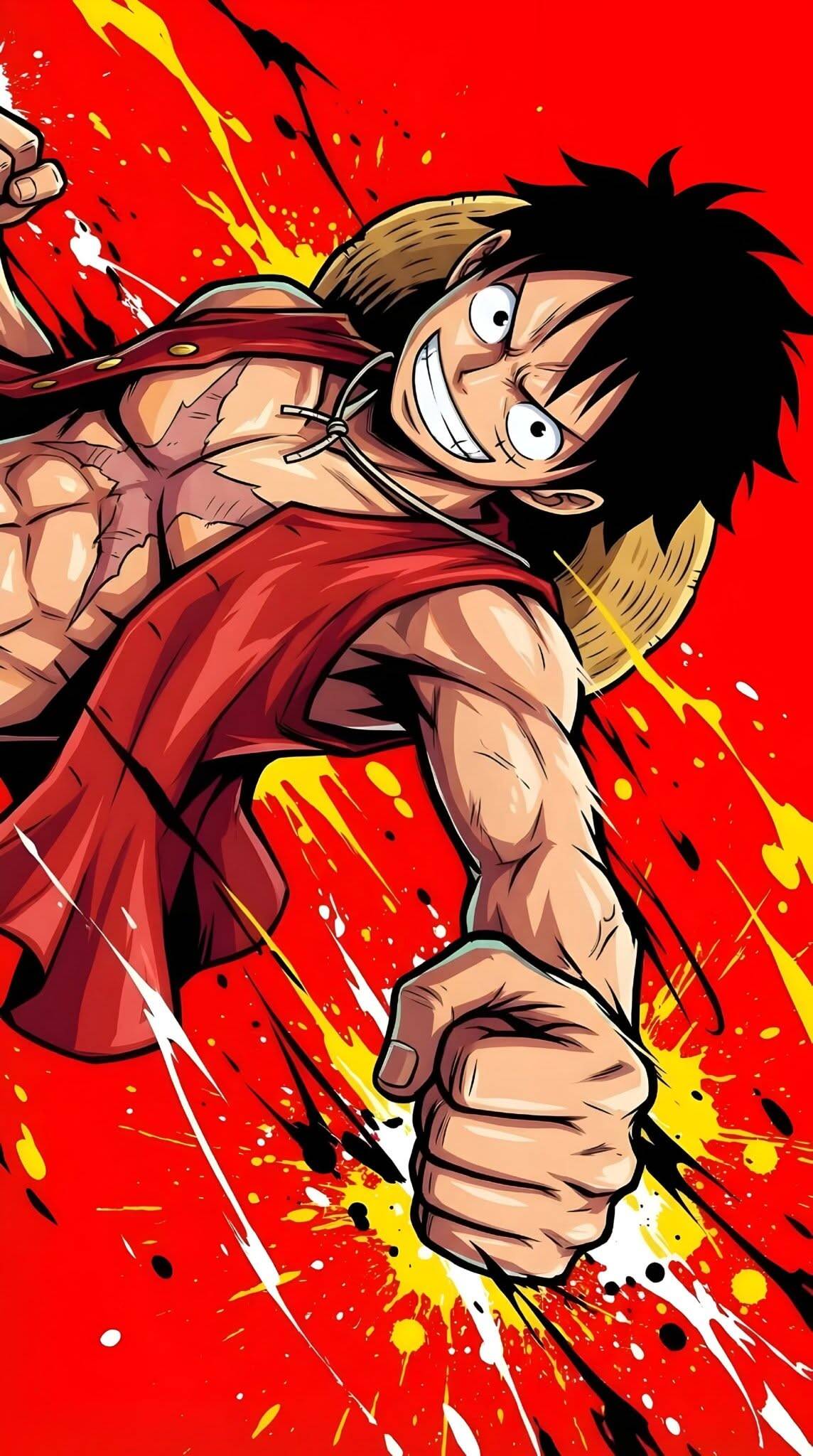 Papel de Parede de Anime Luffy para Celular/iPhone 4K