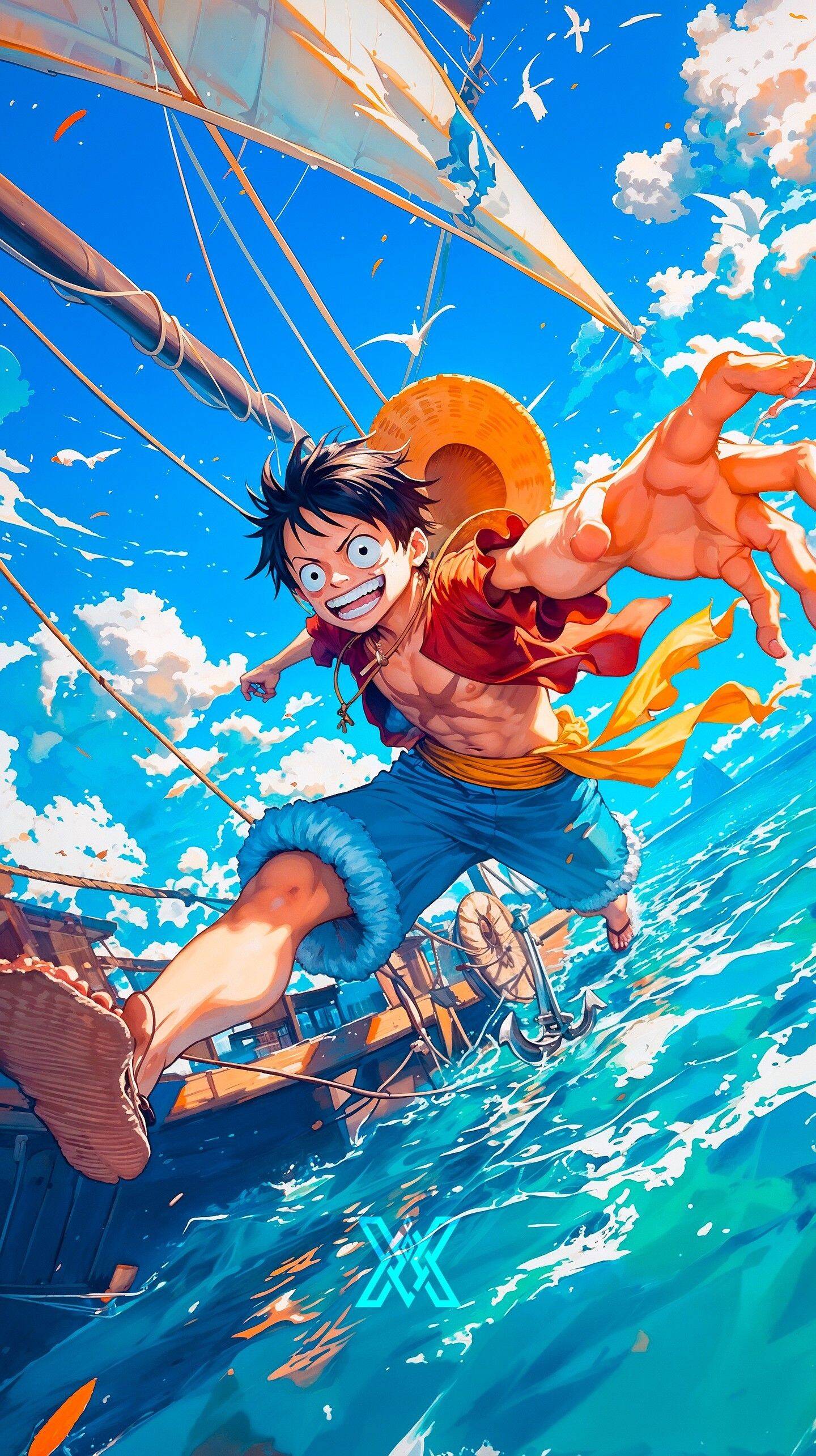Luffy Adventure Anime Wallpaper for Cell Phone/iPhone 4K