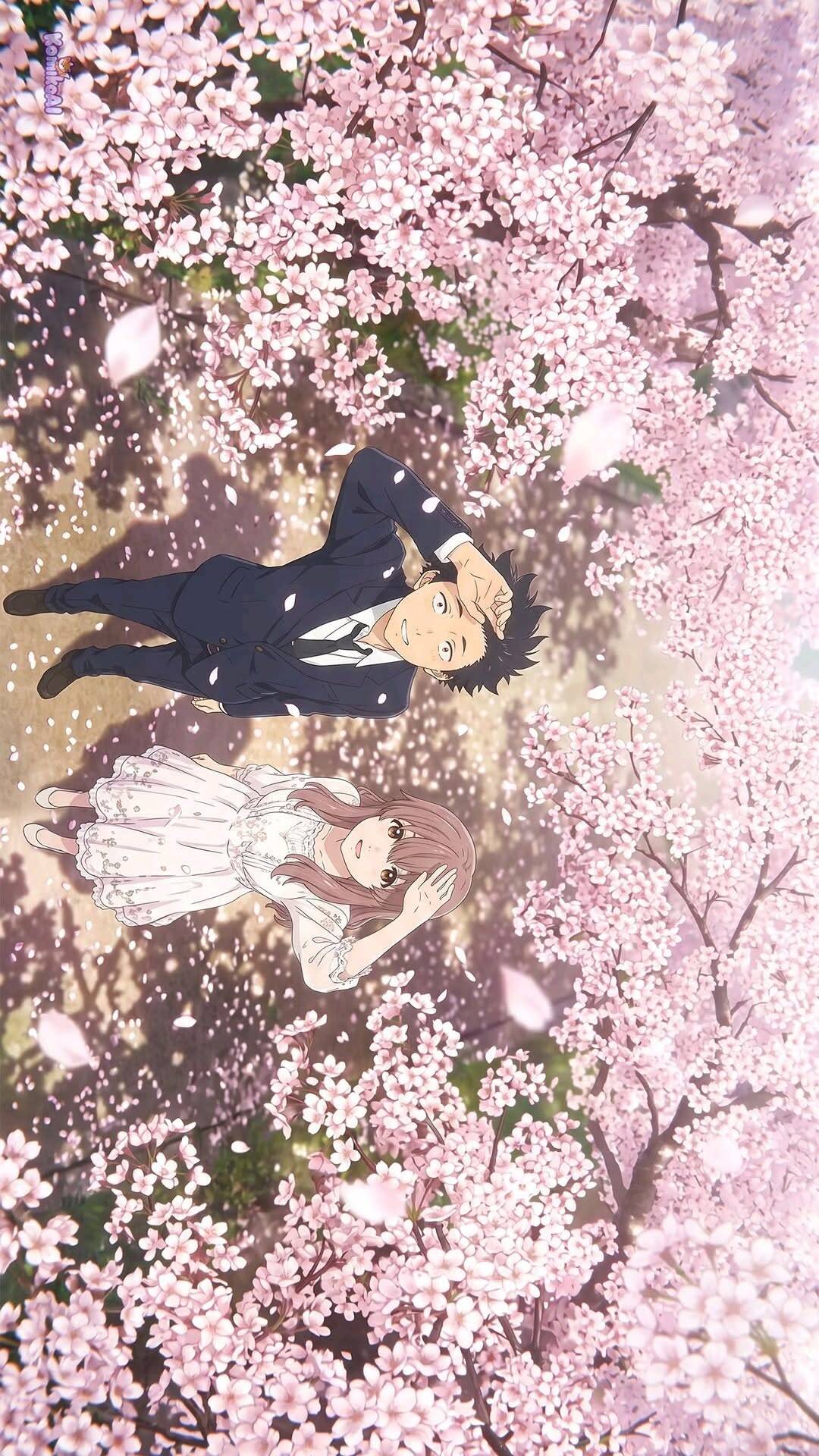 Papel de Parede de Anime Romântico para Celular/iPhone 4K