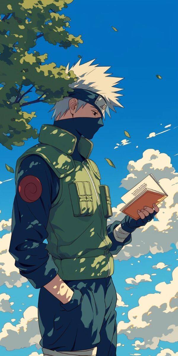 Papel de Parede de Anime Kakashi Hatake para Celular/iPhone 4K