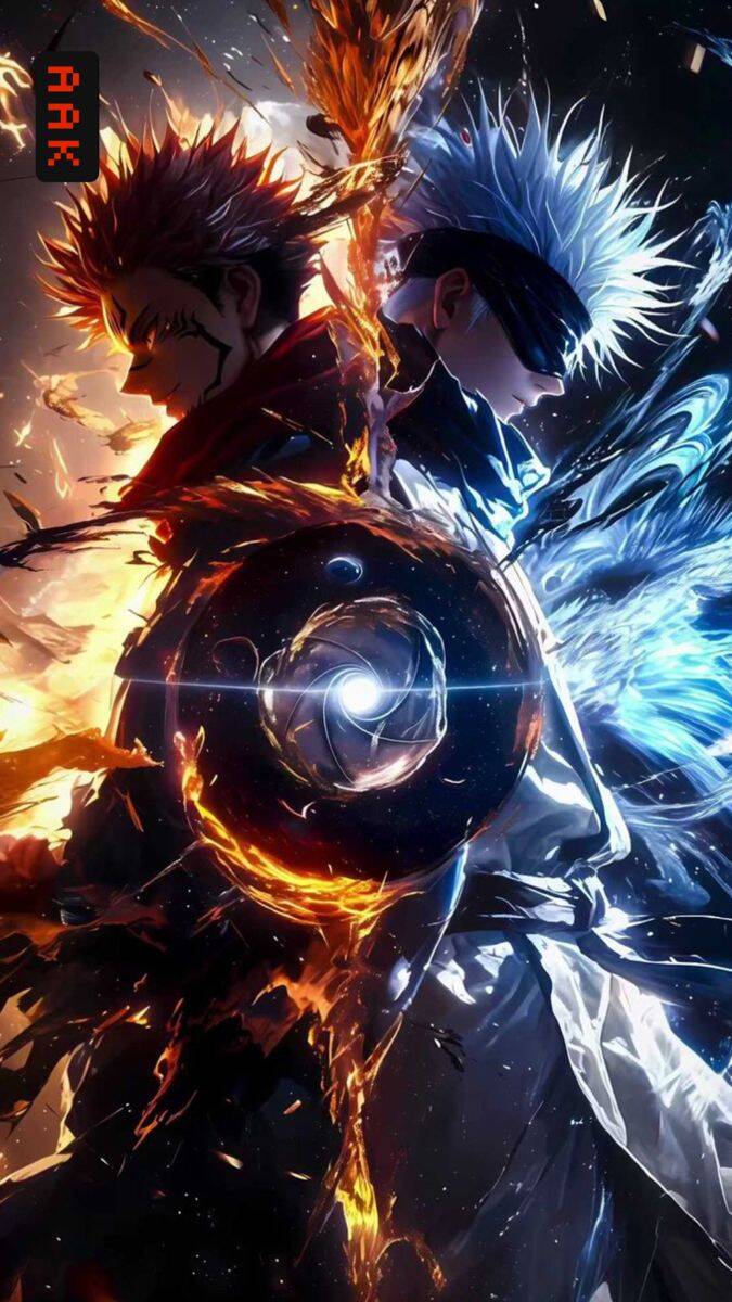 Papel de Parede de Anime Poderoso para Celular/iPhone 4K