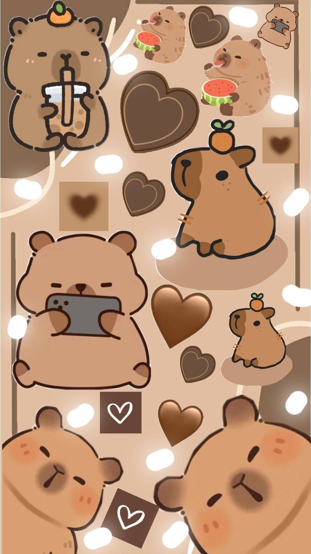 Fondo de Pantalla de Lindo Oso con Corazón para Móvil/iPhone 4K