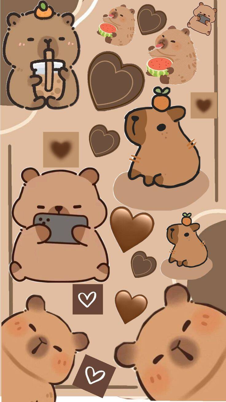 Fondo de Pantalla de Lindo Oso con Corazón para Móvil/iPhone 4K