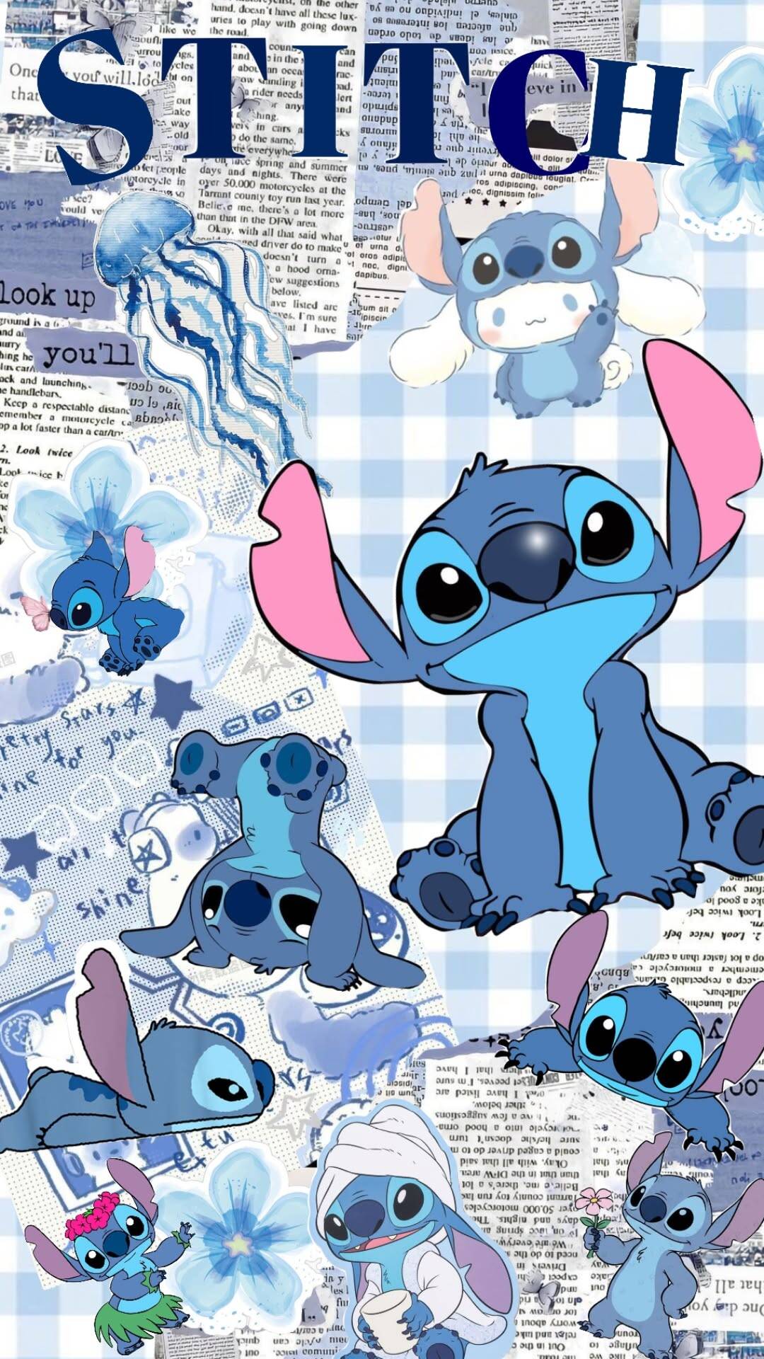 Fondo de Pantalla de Puntada Azul para Celular/iPhone 4K