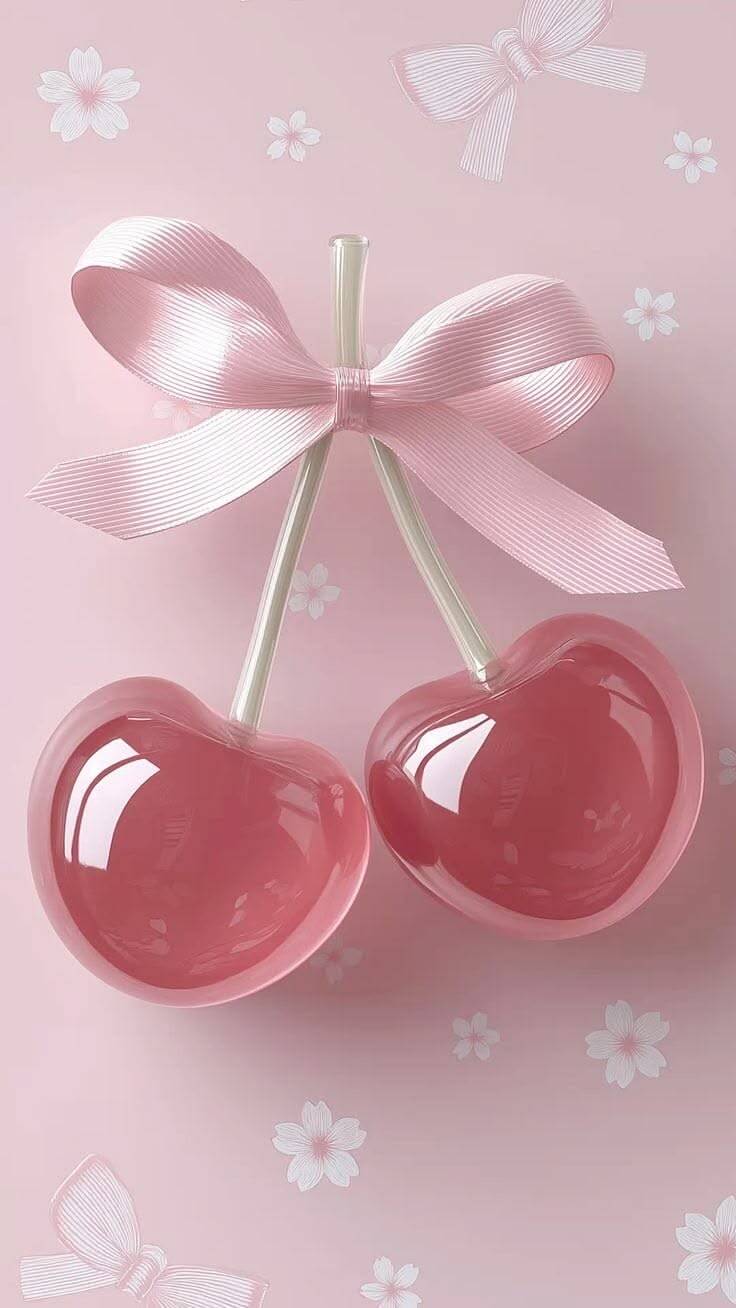Fondo de Pantalla Rosa con Corazones para Celular/iPhone