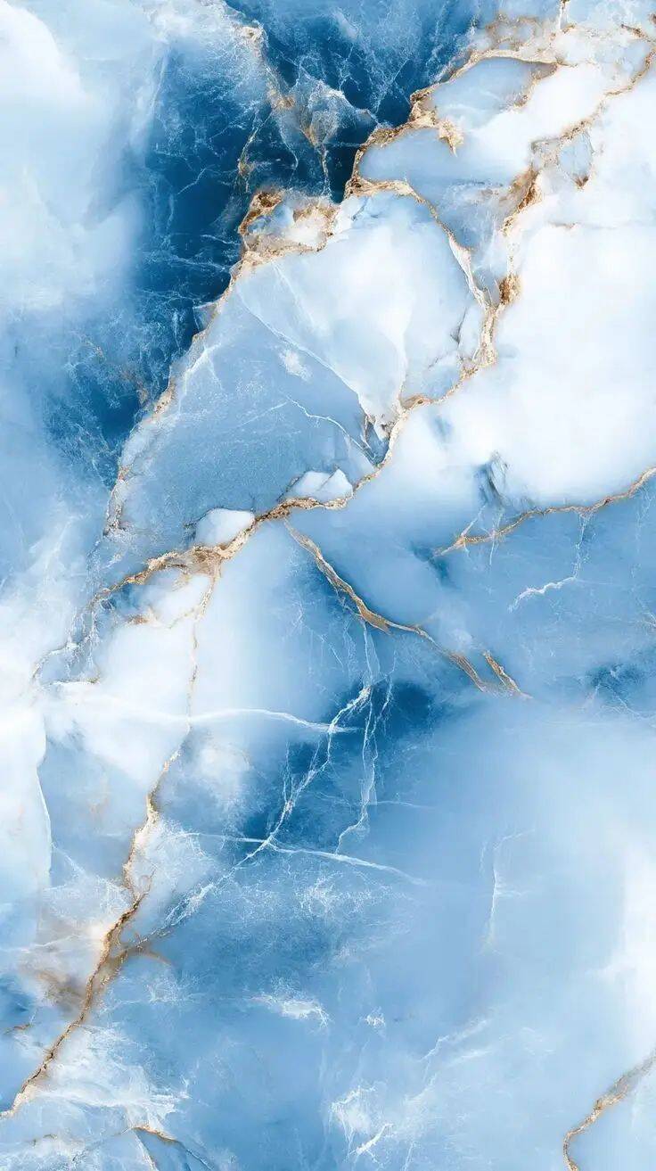 Fondo de Pantalla Efecto Mármol Azul para Celular/iPhone 4K