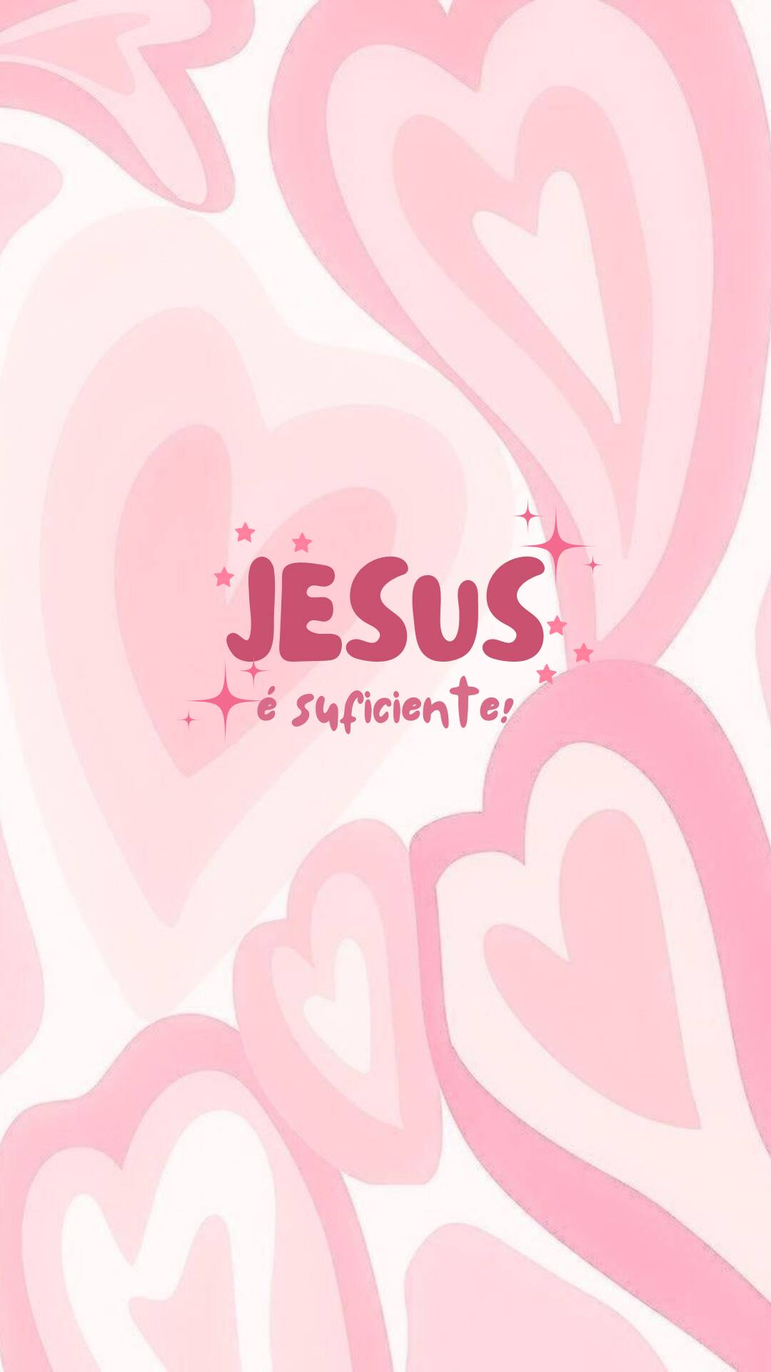 Pink Wallpaper with Hearts for Cell Phone/iPhone