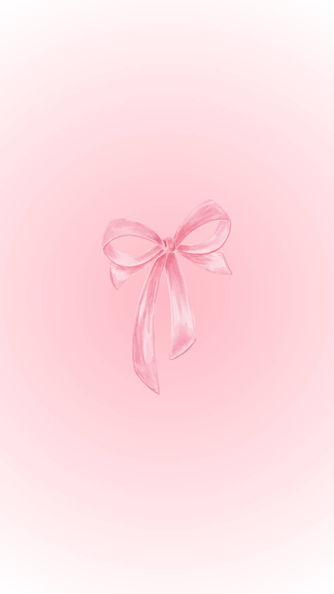 Fondo de Pantalla Rosa con Lazo para Celular/iPhone