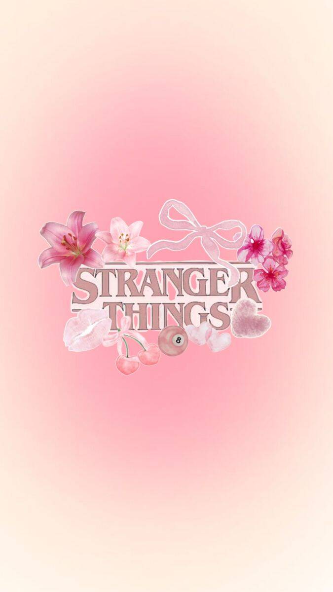 Fondo de Pantalla Rosa con Flores y Cosas Más Extrañas para Celular/iPhone
