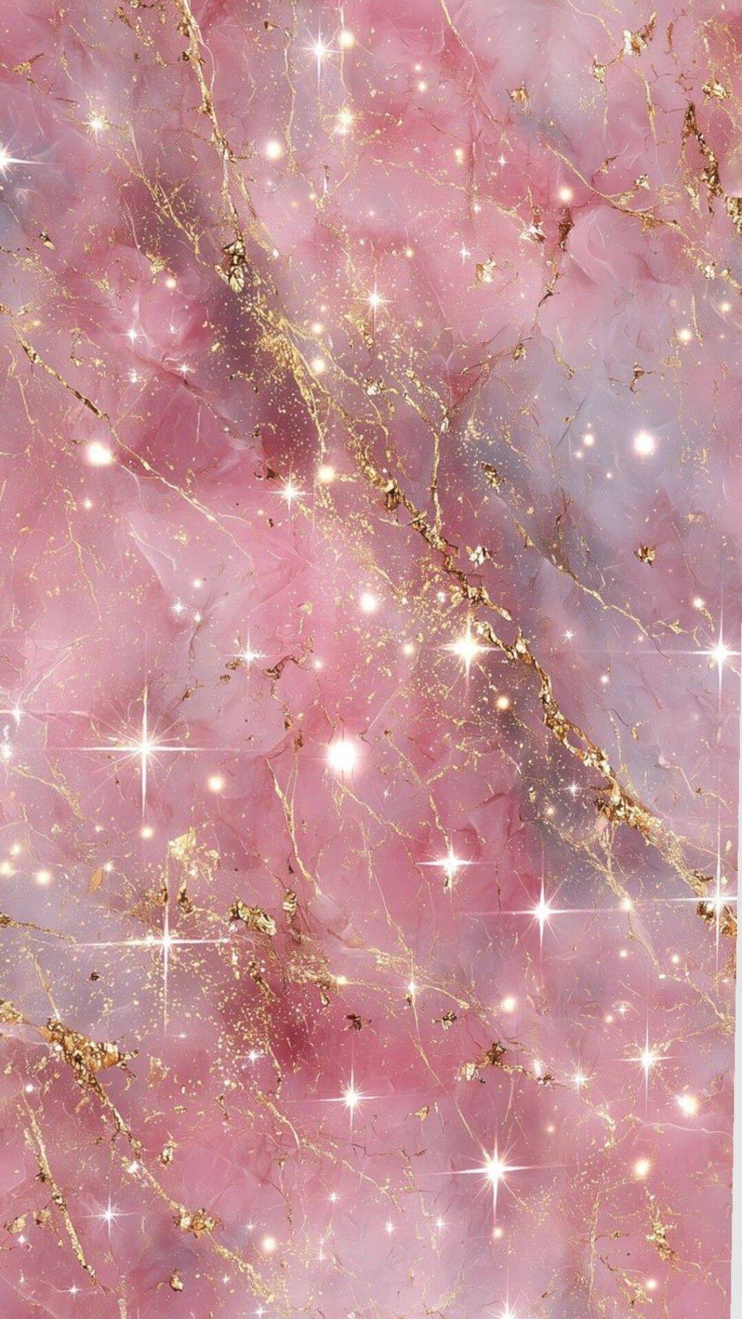 Fondo de pantalla con efecto galaxia rosa para teléfono celular/iPhone