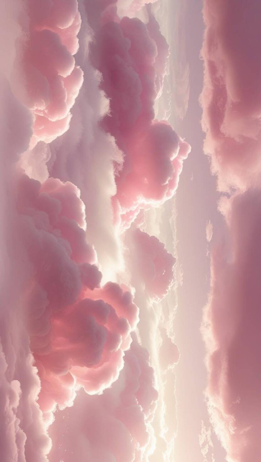 Pink Clords Wallpaper for Cell Phone/iPhone