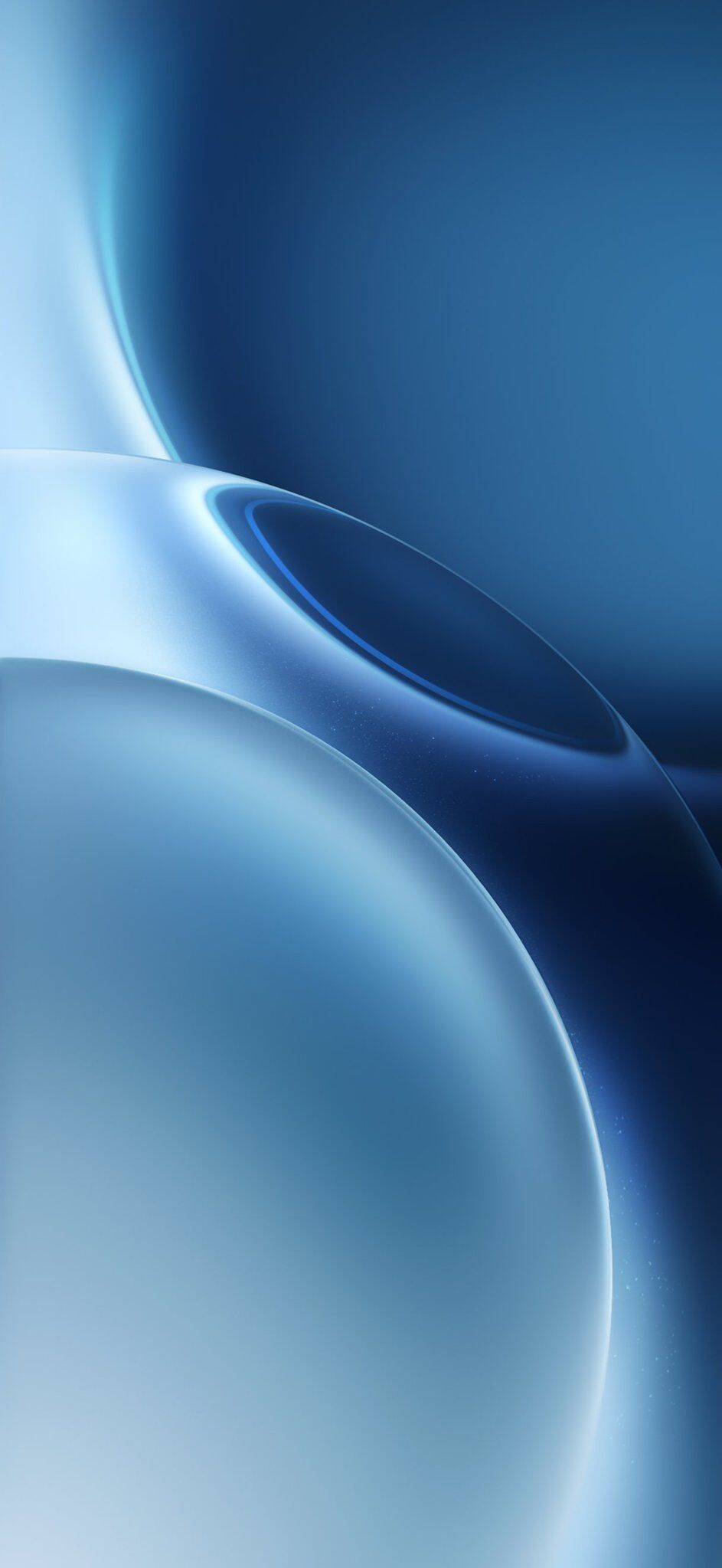Fondo de Pantalla Azul con Efectos de Luz para Celular/iPhone 4K