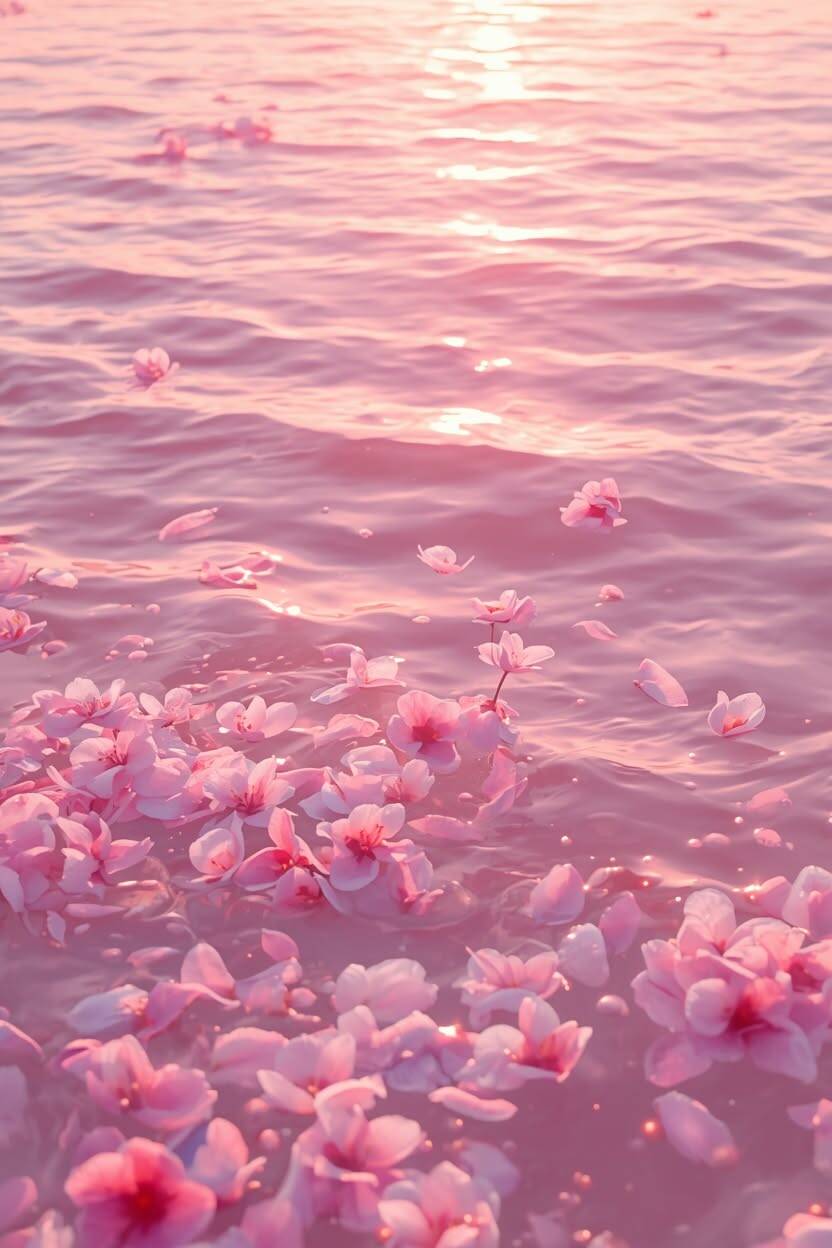 Fondo de Pantalla Rosa con Flores para Celular/iPhone