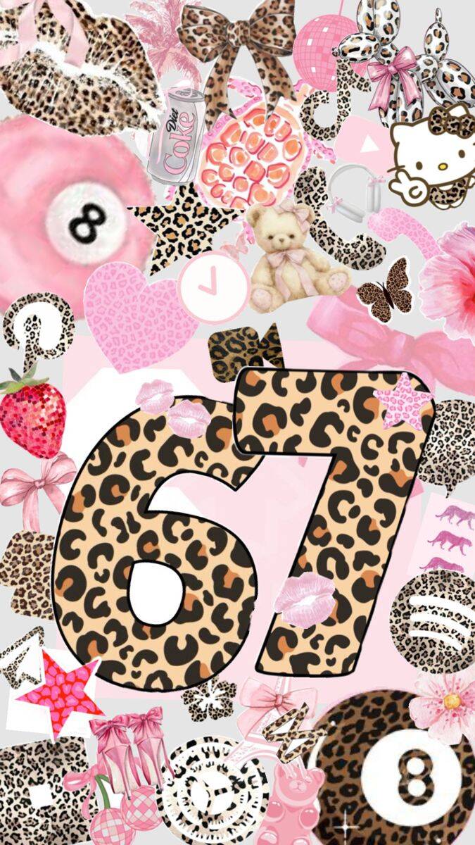 67 Fondos de pantalla con estampado de leopardo y elementos rosas para celular