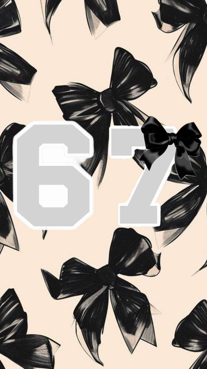 Fondo de Pantalla 67 con Lazos Negros para Celular/iPhone