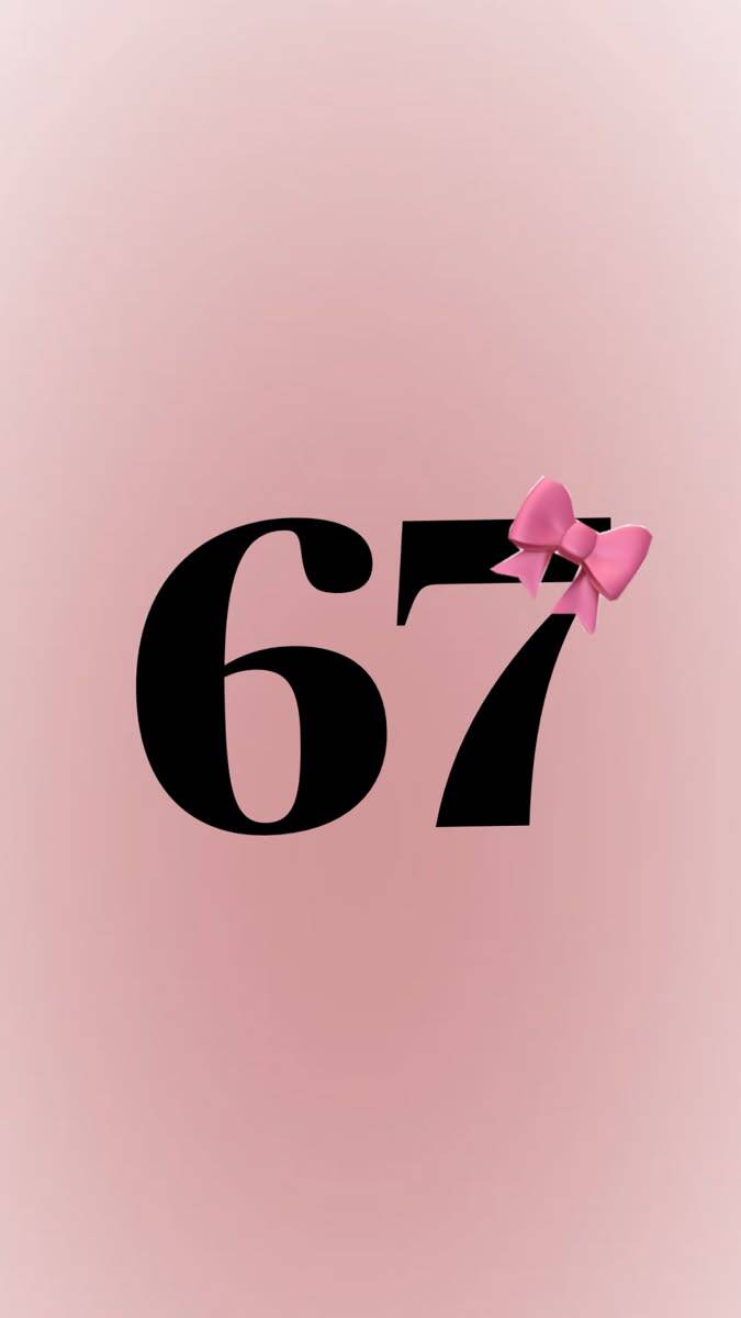 Fondo de Pantalla 67 con Lazo Rosa para Celular/iPhone