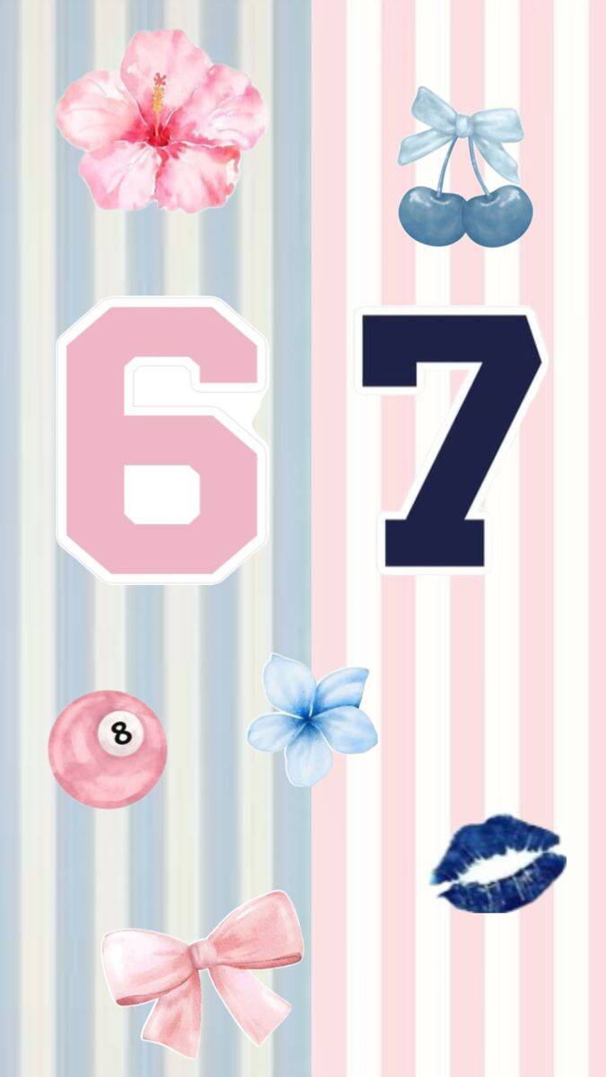 Fondo de Pantalla 67 con Flores y Lazos para Celular