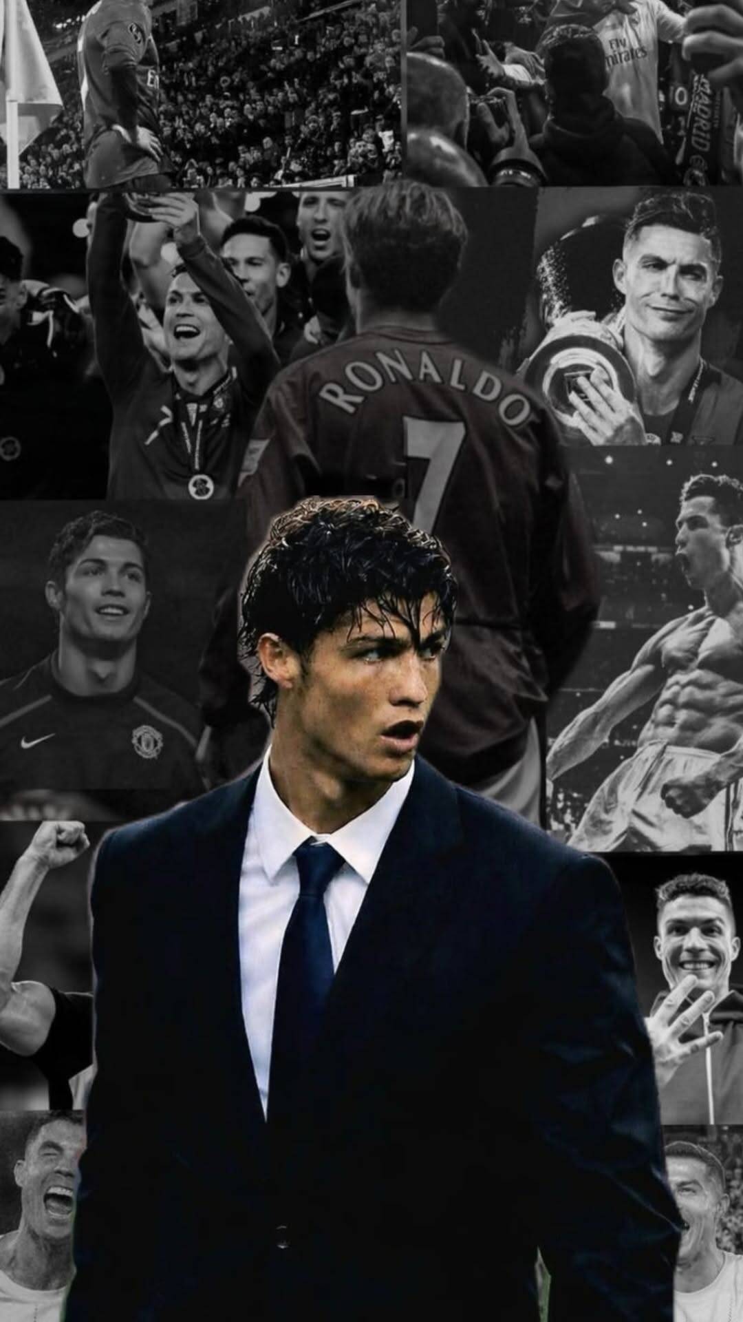 Papel de Parede do Cristiano Ronaldo em Terno para Celular/iPhone 4K
