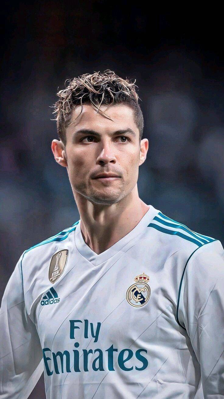 Papel de Parede do Cristiano Ronaldo no Real Madrid CR7 para Celular/iPhone 4K