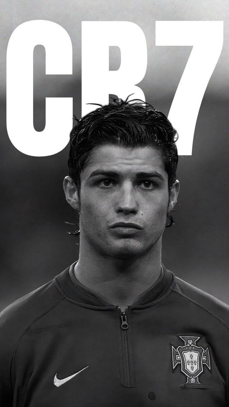 Papel de Parede do Cristiano Ronaldo CR7 com Camisa de Portugal para Celular/iPhone 4K