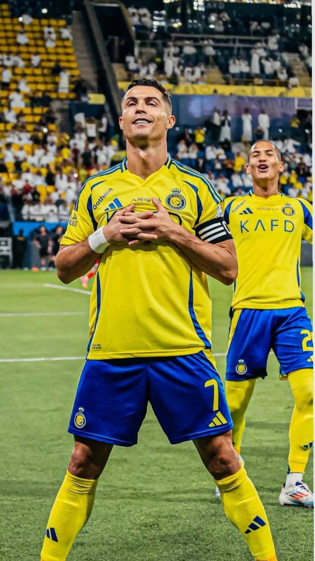 Papel de Parede do Cristiano Ronaldo no Al Nassr CR7 para Celular/iPhone 4K