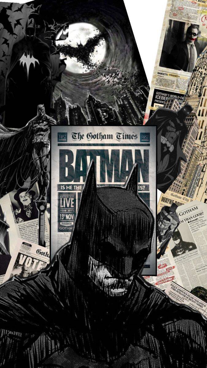 Fondo de Pantalla de Batman Estilo Vintage para Celular/iPhone 4K
