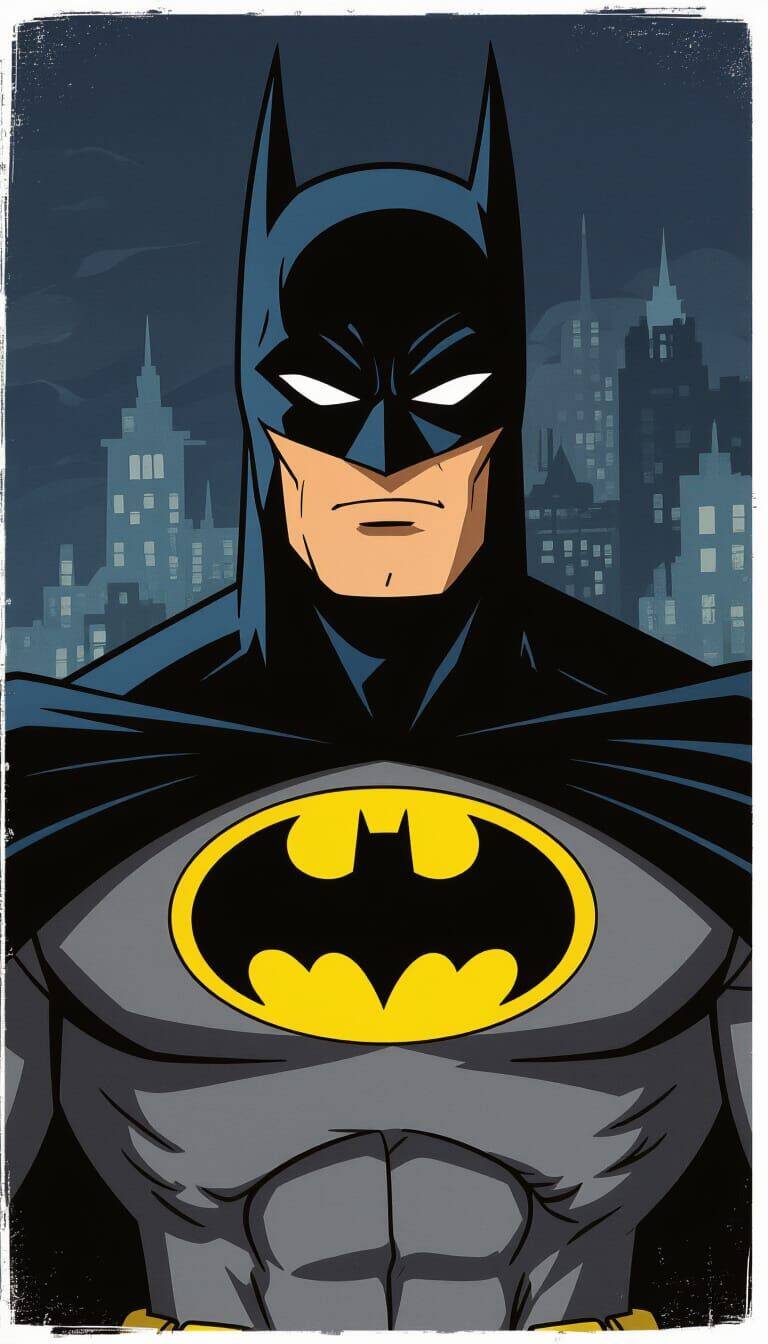 Fondo de Pantalla Clásico de Batman para Celular/iPhone 4K