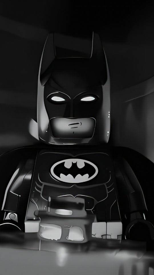 Lego Batman Wallpaper in Black and White for Cell Phone/iPhone 4K