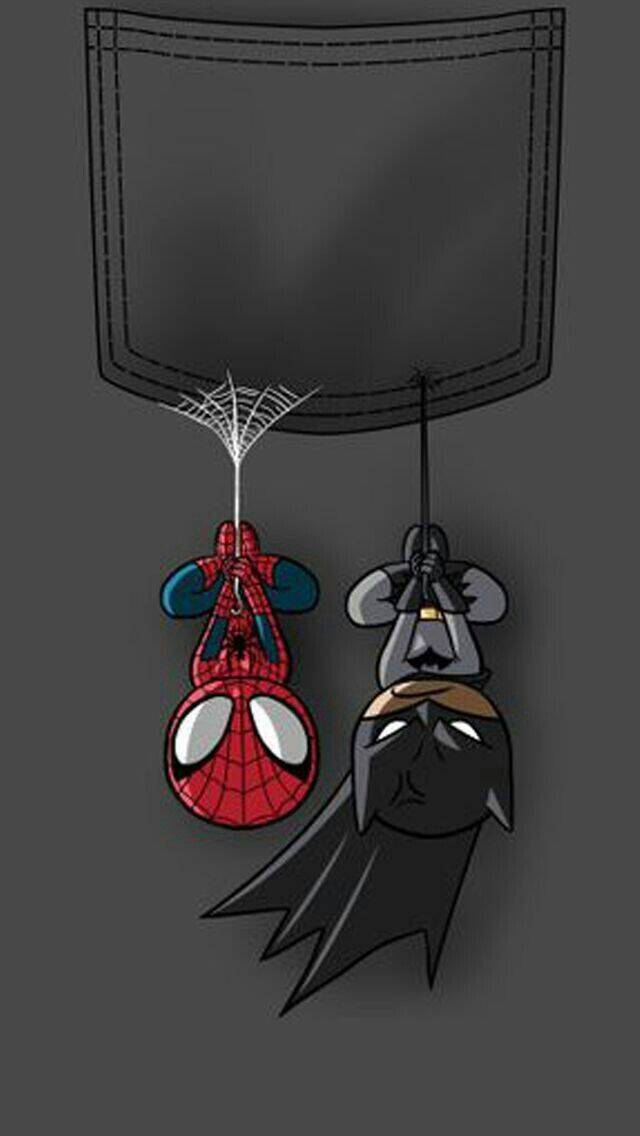 Fun Batman and Spiderman Wallpaper for Cell Phone/iPhone 4K