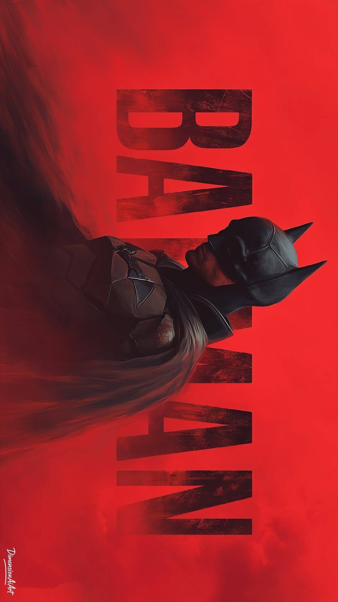 Fondo de Pantalla de Batman Rojo y Negro para Celular/iPhone 4K