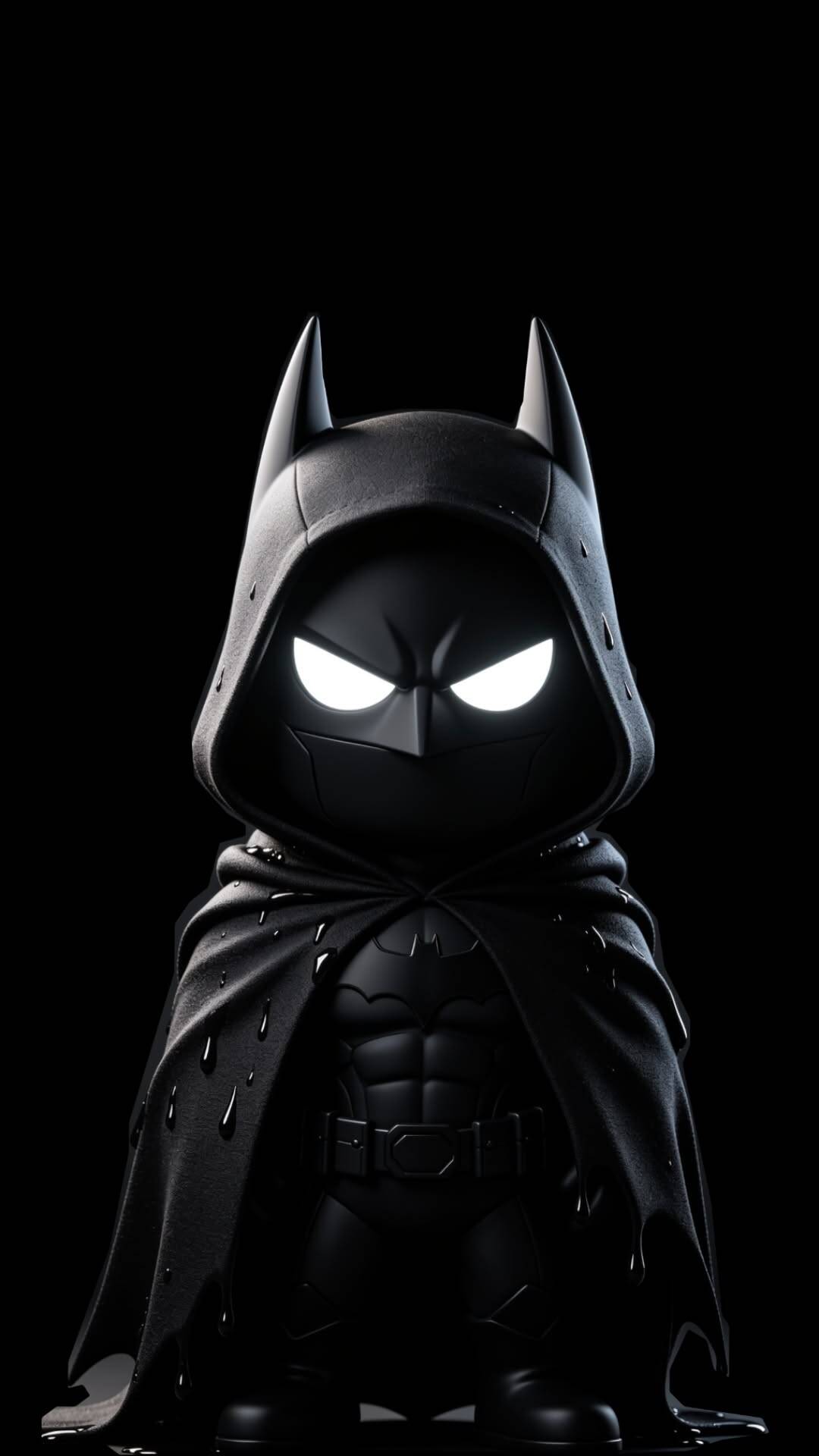 Fondo de Pantalla de Batman Oscuro con Ojos Brillantes para Móvil/iPhone 4K