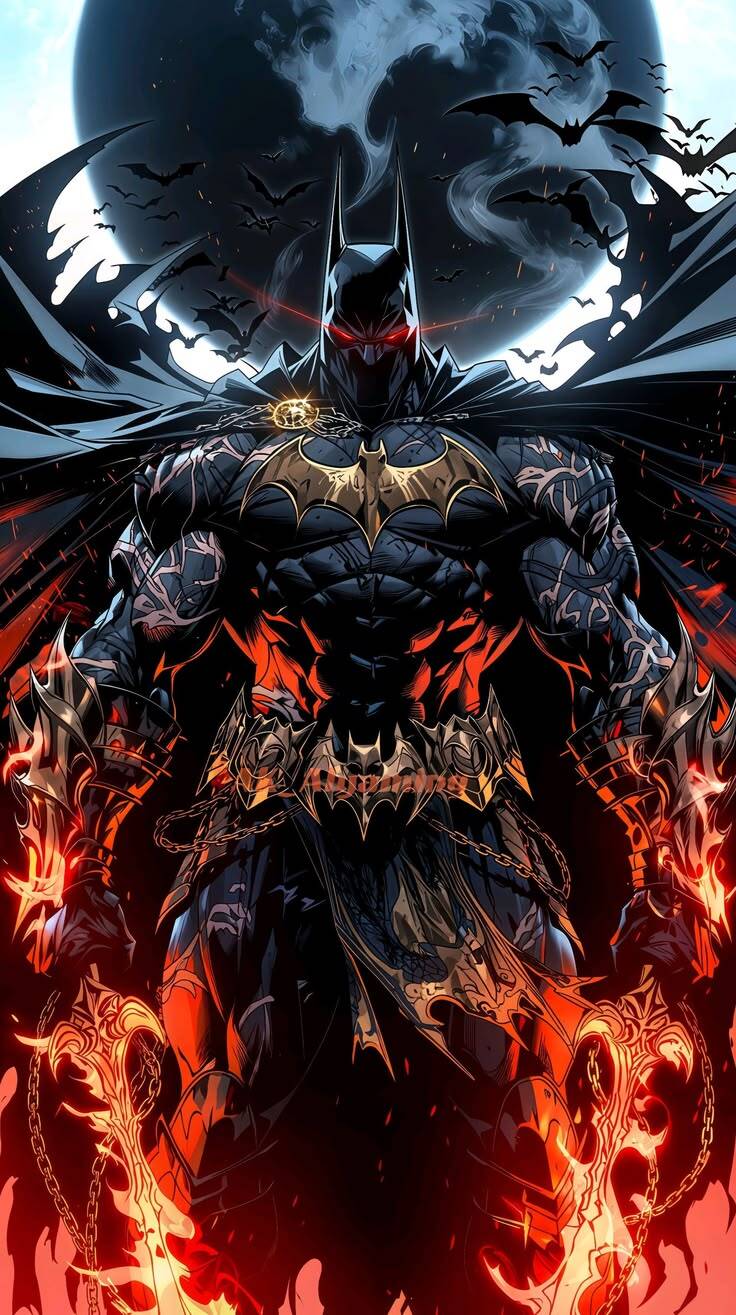 Batman Dark and Powerful Wallpaper for Cell Phone/iPhone 4K