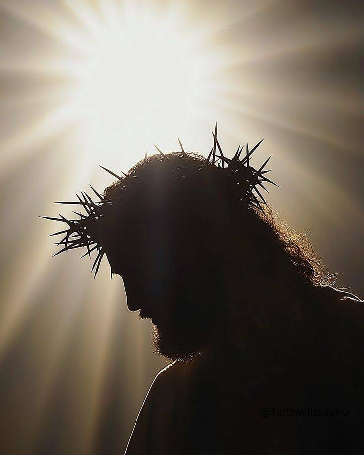 Papel de Parede Cristão com Jesus e Coroa de Espinhos para Celular/iPhone 4K