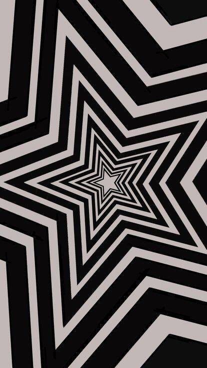 Papel de Parede Preto e Branco com Estrelas para Celular/iPhone 4K
