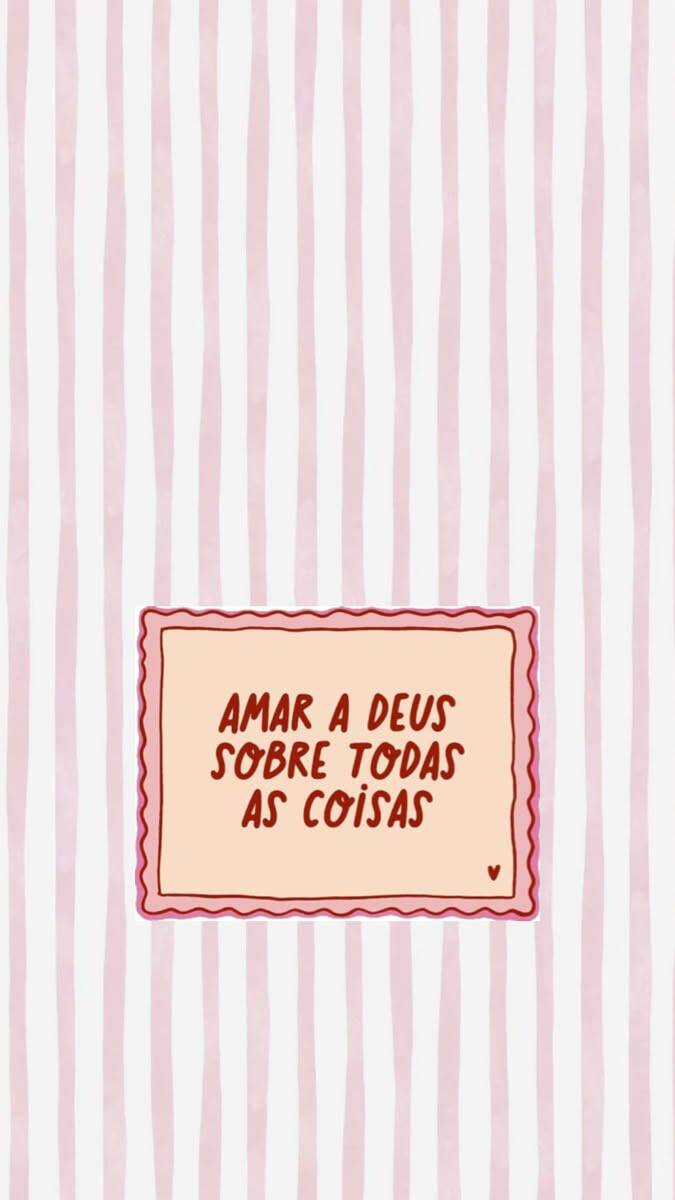 Fondo de Pantalla Cristiano con Mensaje 'Ama a Dios Sobre Todas las Cosas' para Celular/iPhone 4K