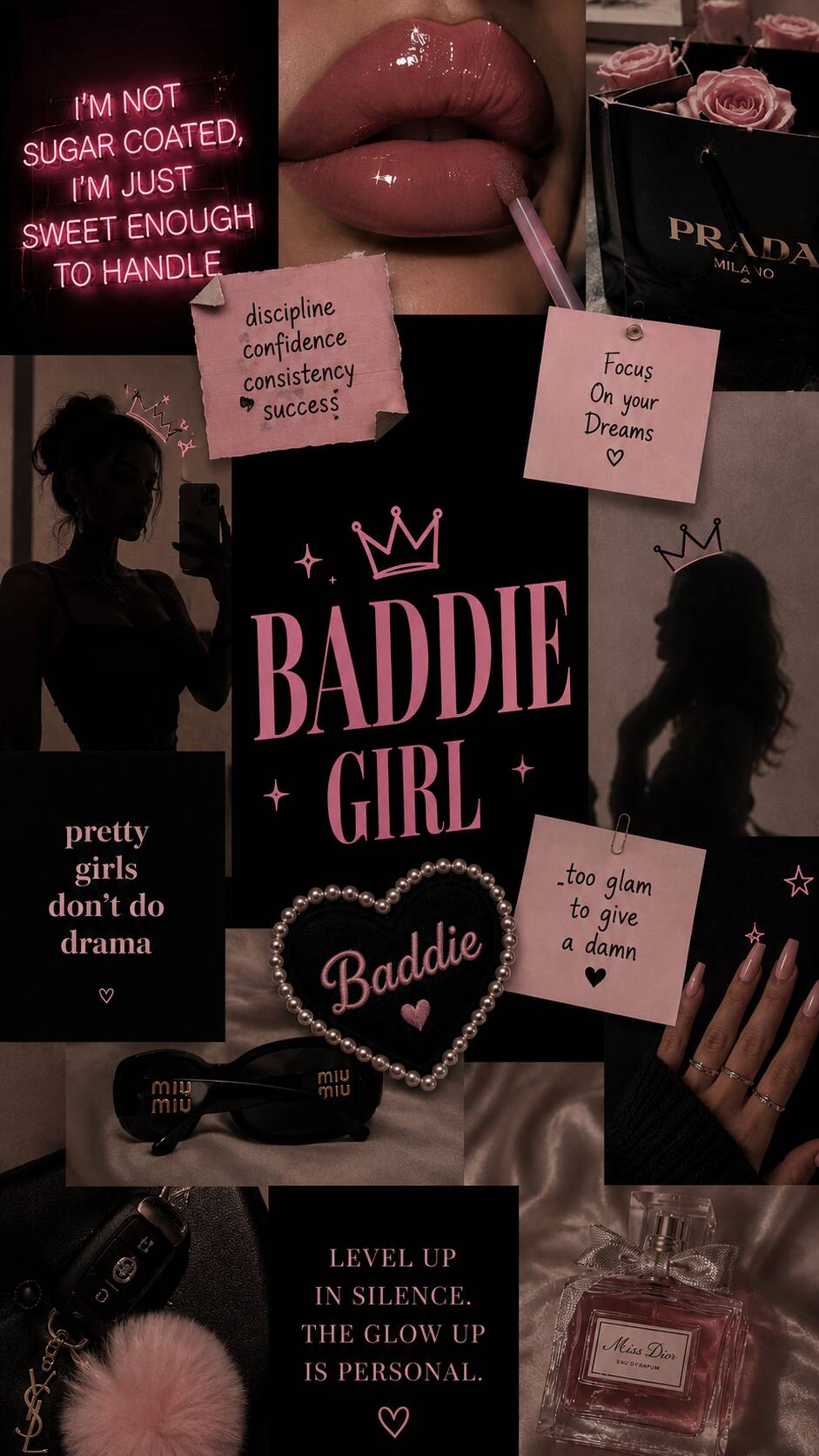 Papel de Parede Baddie Girl Estiloso para Celular/iPhone