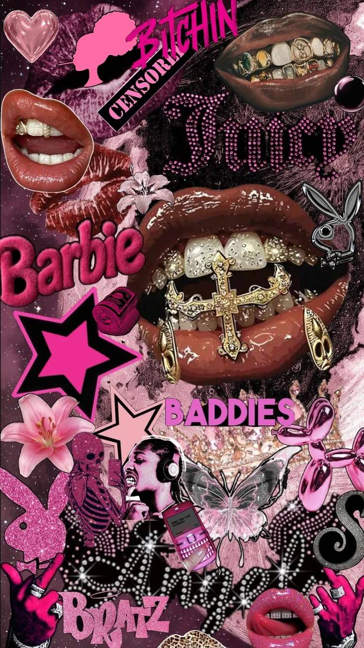 Papel de Parede Baddie com Estilo Glam para Celular
