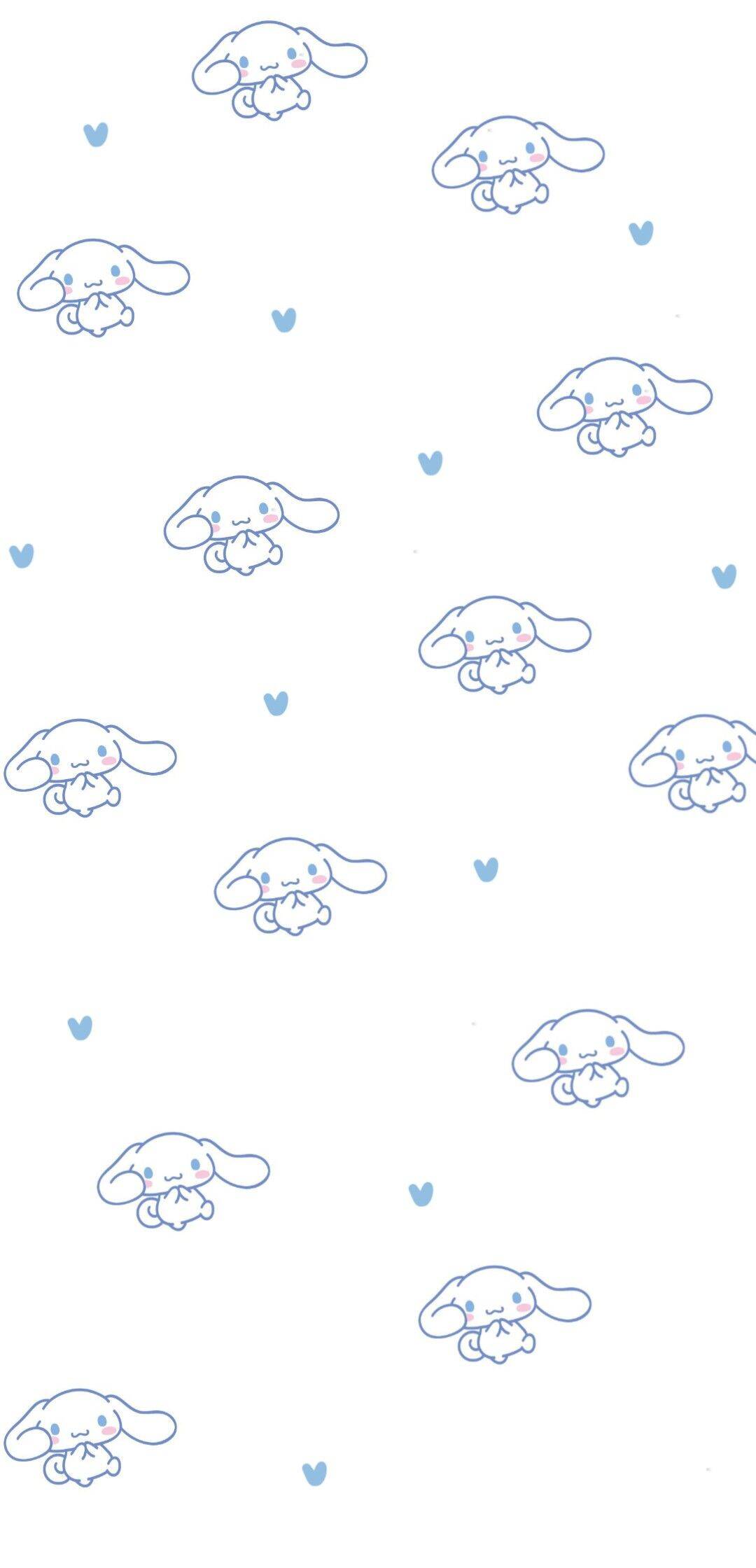 Papel de Parede Cinnamoroll Minimalista para Celular