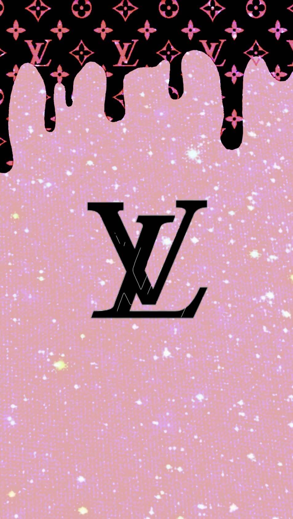 Papel de Parede Baddie Rosa com Logo para Celular/iPhone