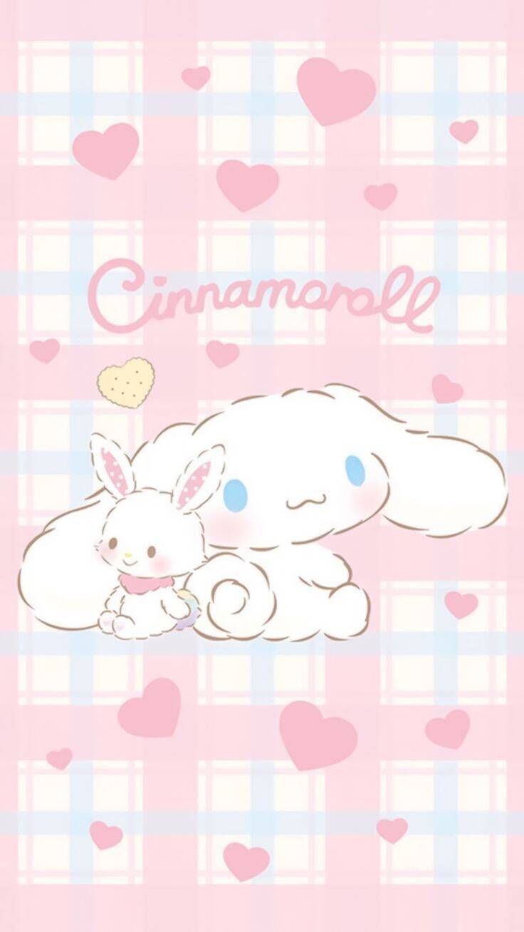 Papel de Parede Cinnamoroll com Coelhinho para Celular